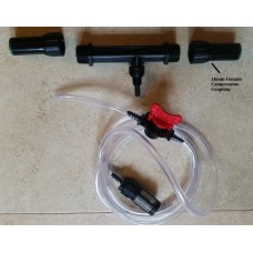 Greenage Ventury fertilizer injector 3/4 inch and suction assembly for the supply of liquid fertilizers along with water in drip irrigation-Imported - 1 set